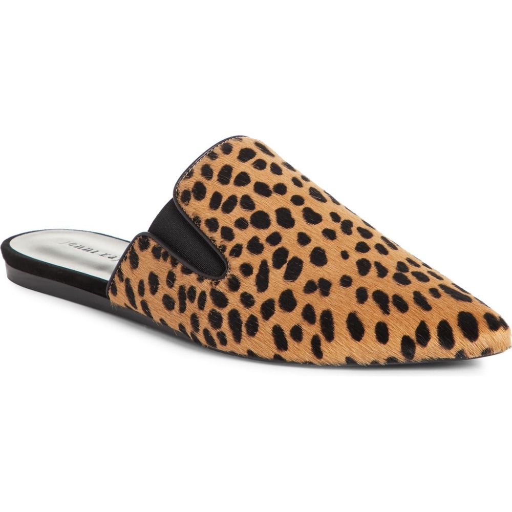 Jenni Kayne Leopard Calf Hair Mule